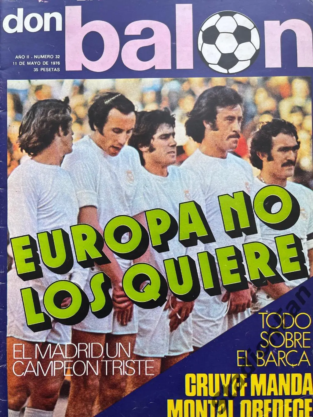 Журнал don balon nr.32 - 1976