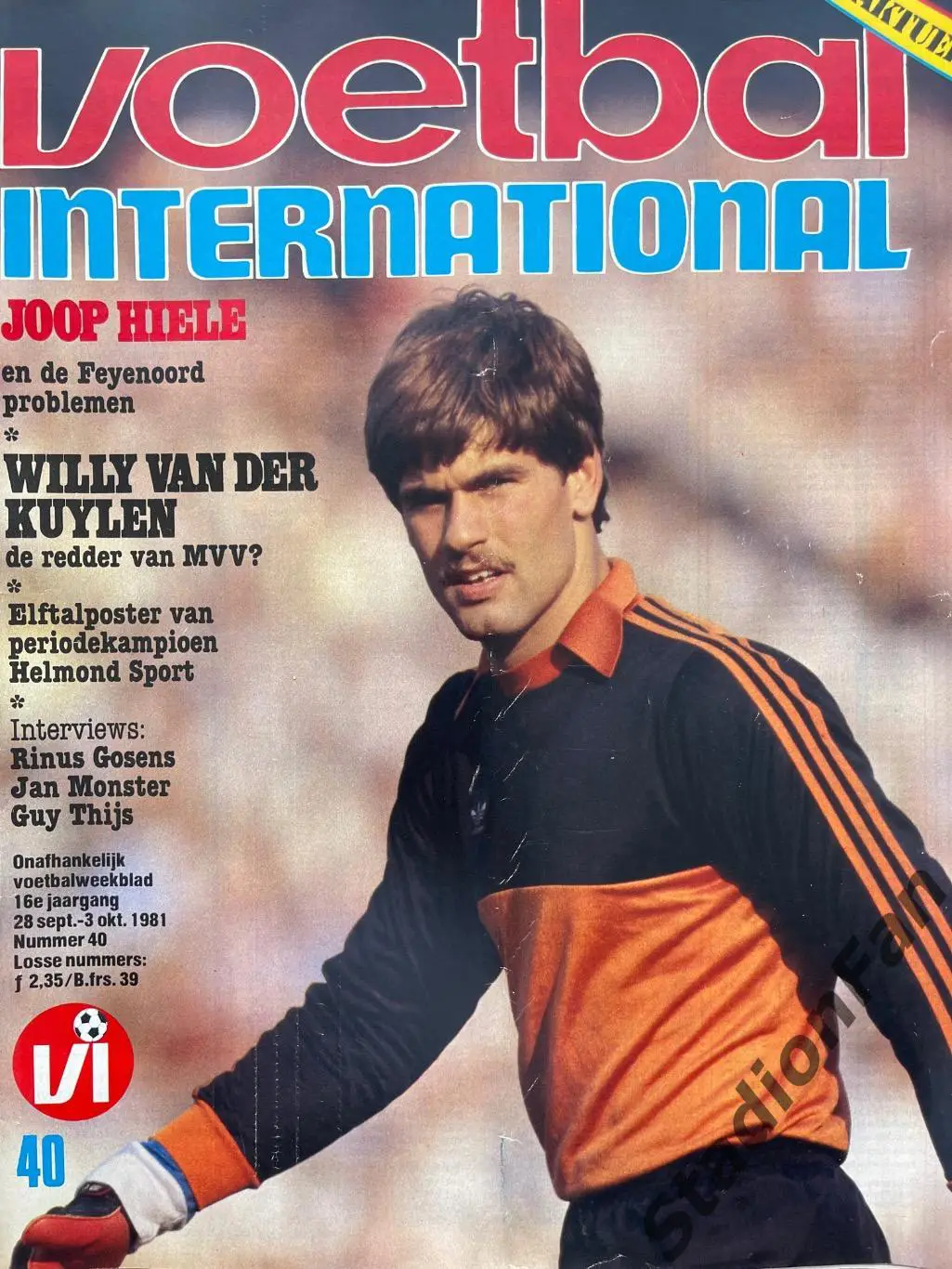 Журнал Voetbal nr.40 - 1981