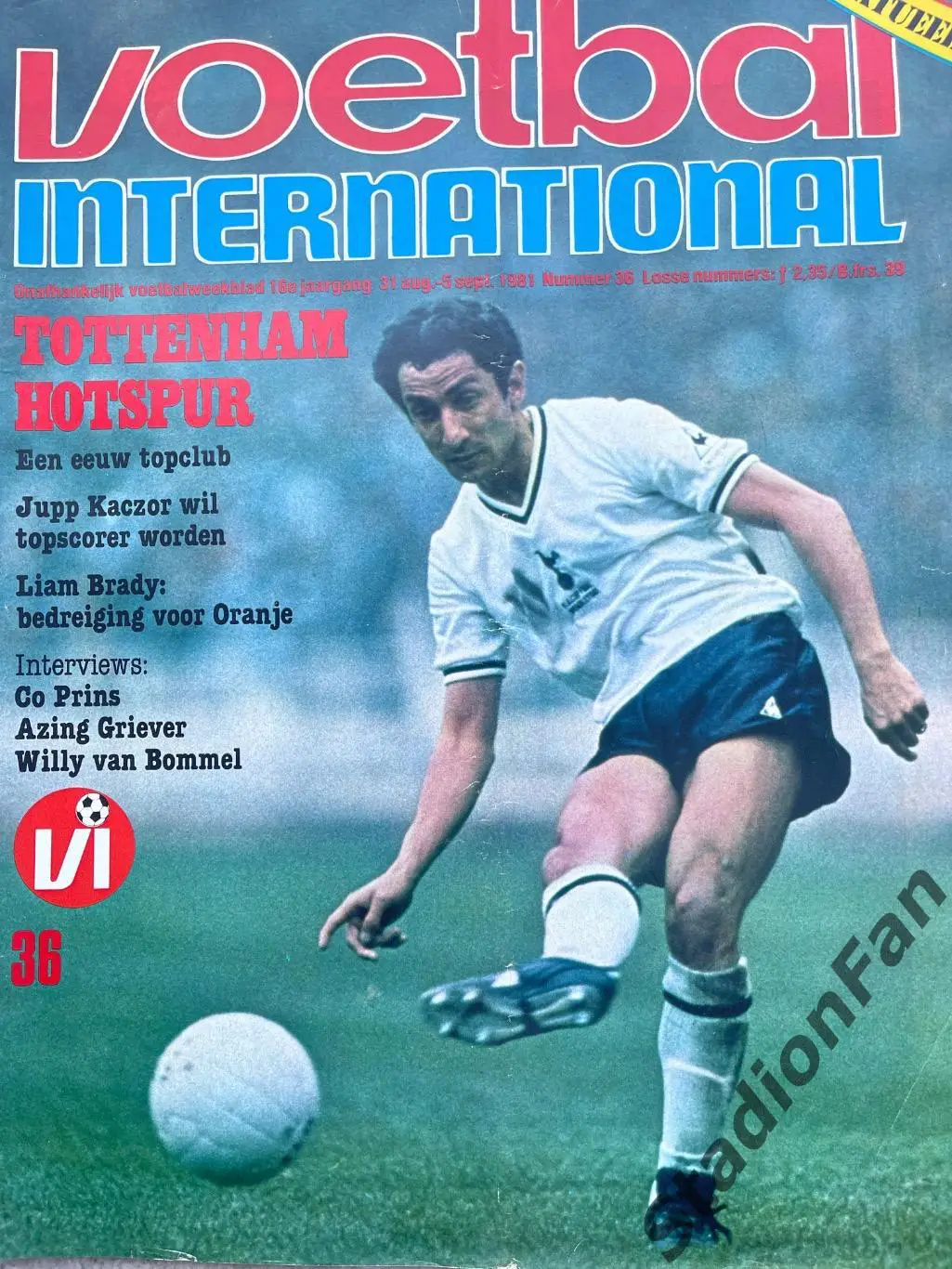 Журнал Voetbal nr.36 - 1981