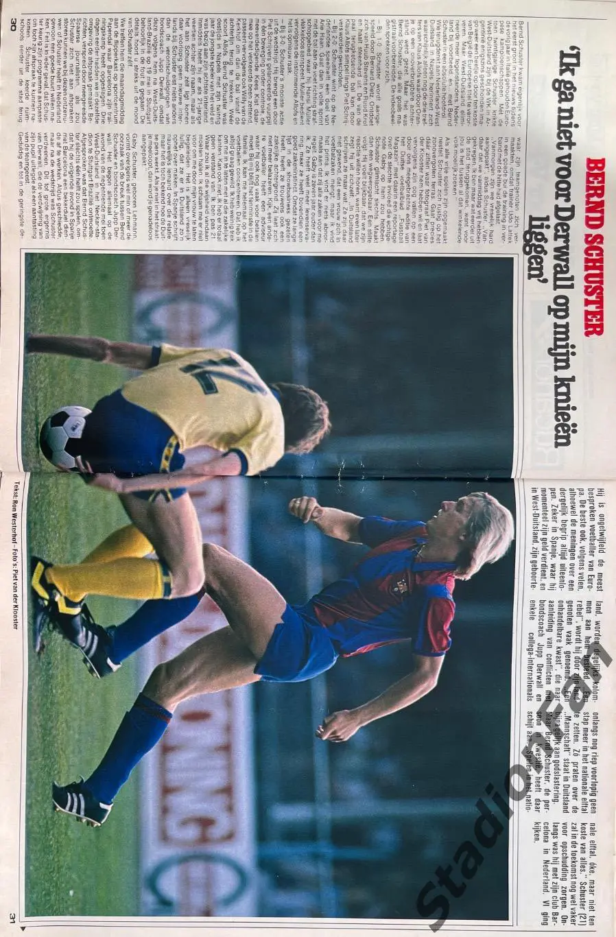 Журнал Voetbal nr.34 - 1981 1