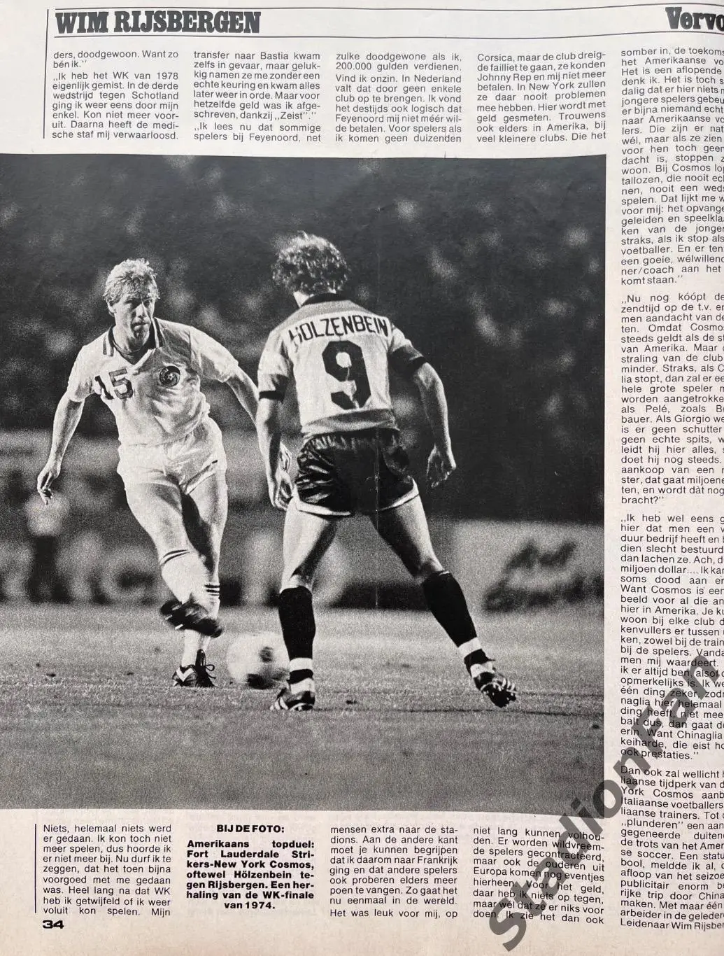 Журнал Voetbal nr.29 - 1981 2