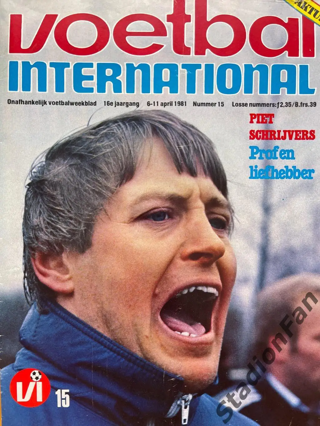 Журнал Voetbal nr.15 - 1981