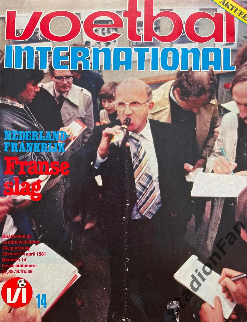 Журнал Voetbal nr.14 - 1981