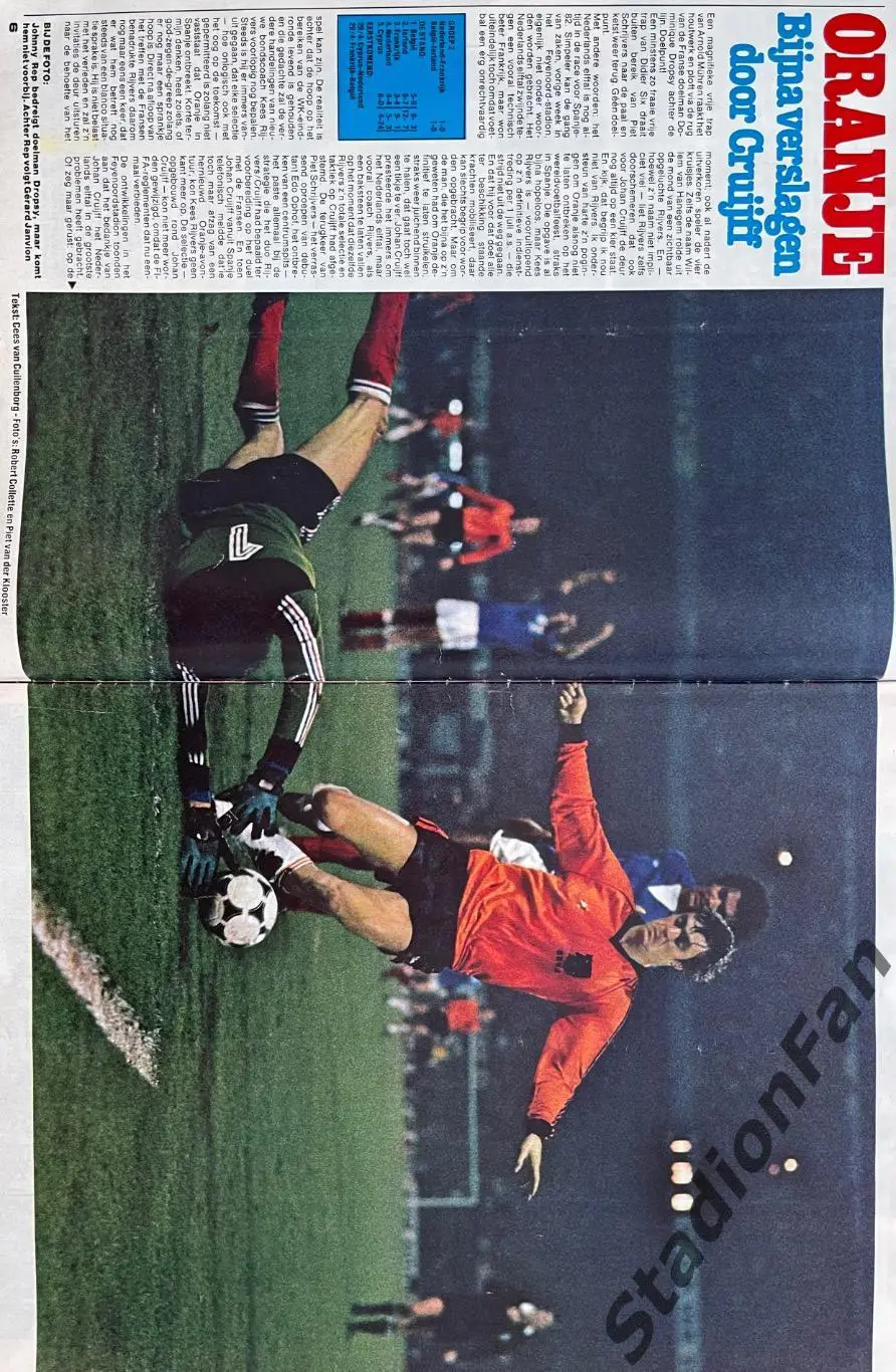 Журнал Voetbal nr.14 - 1981 2