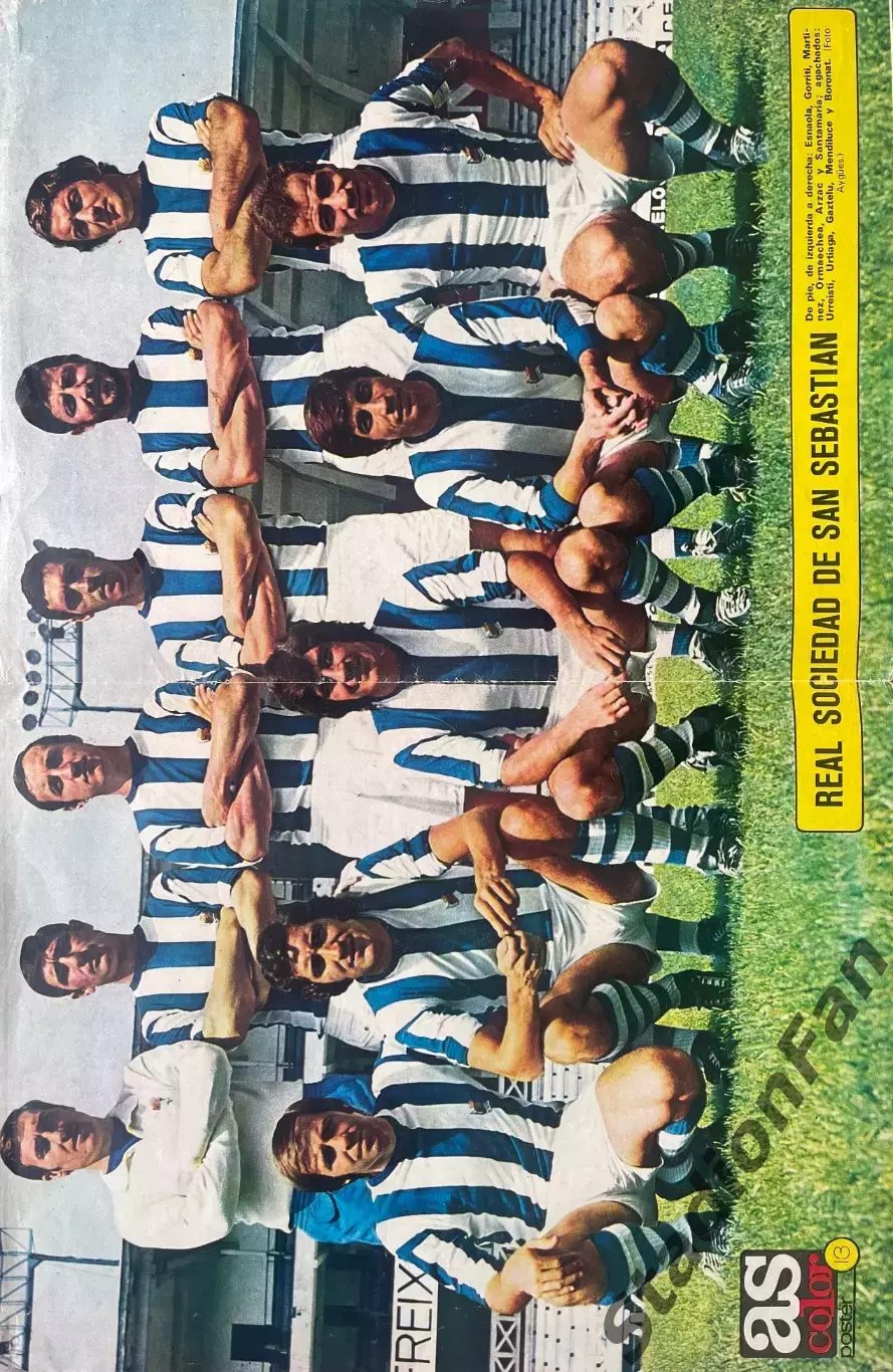 Poster nr 13 из журнала AS COLOR - Real Sociedad 1971