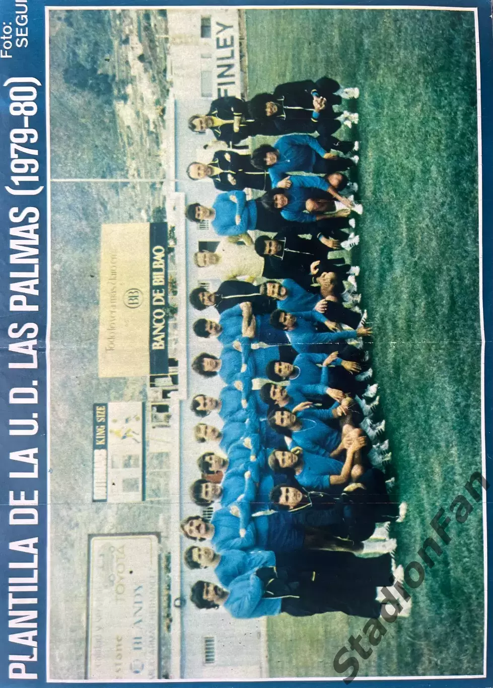 Poster из журнала AS COLOR - Las Palmas 1979-80