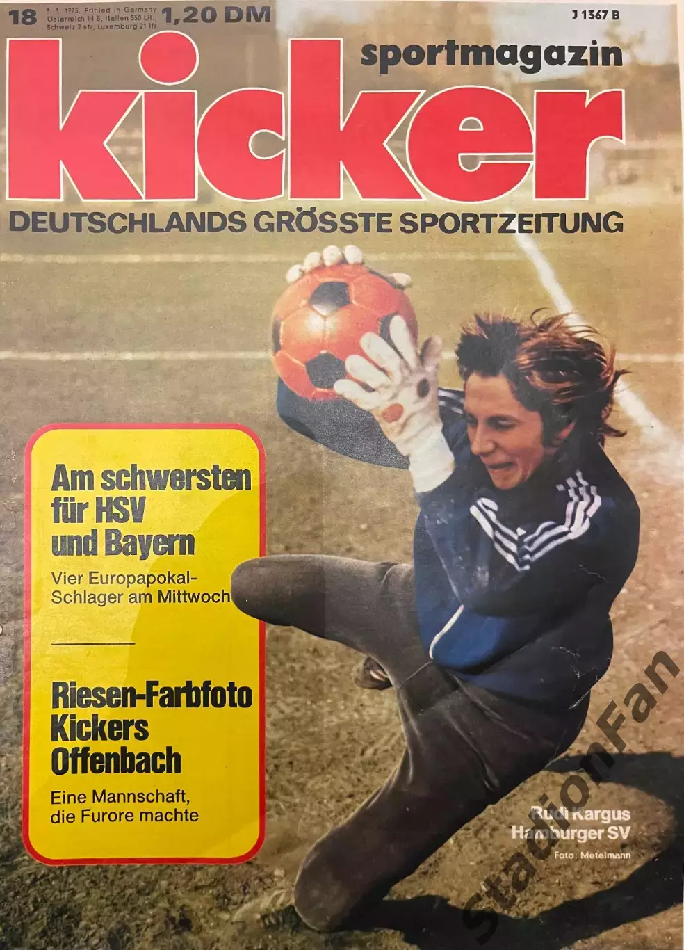 Журнал Kicker nr 18 - 1975