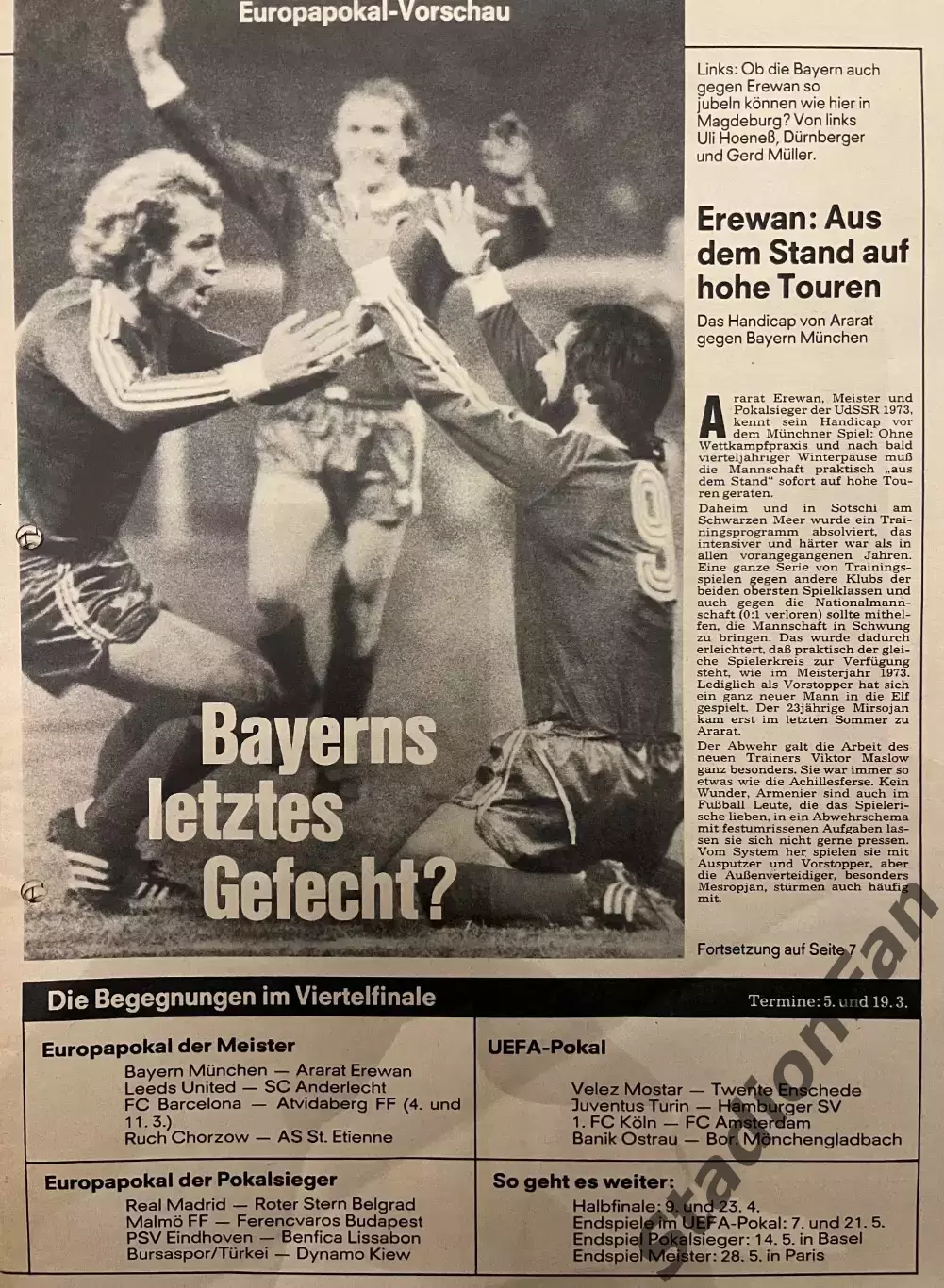 Журнал Kicker nr 18 - 1975 1