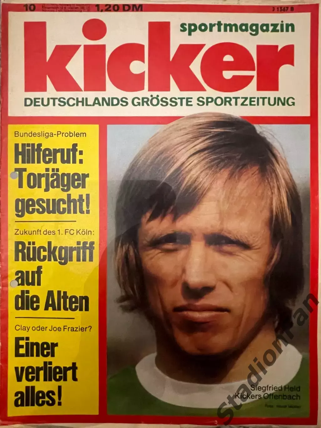 Журнал Kicker nr 10 - 1974