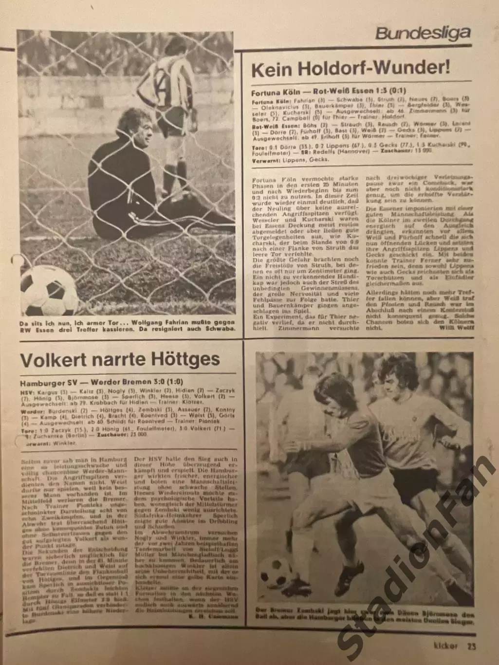 Журнал Kicker nr 10 - 1974 6