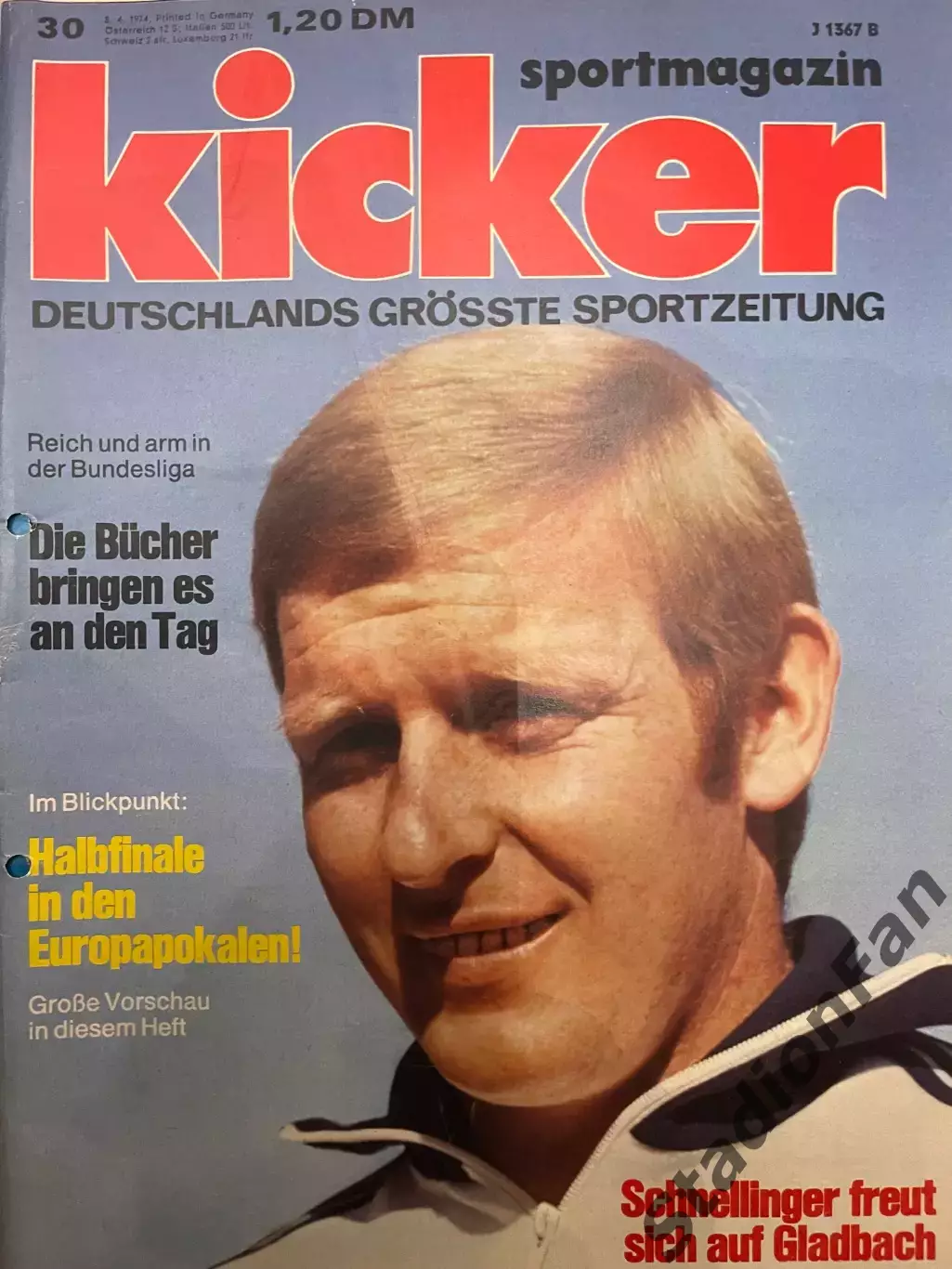 Журнал Kicker nr 30 - 1974