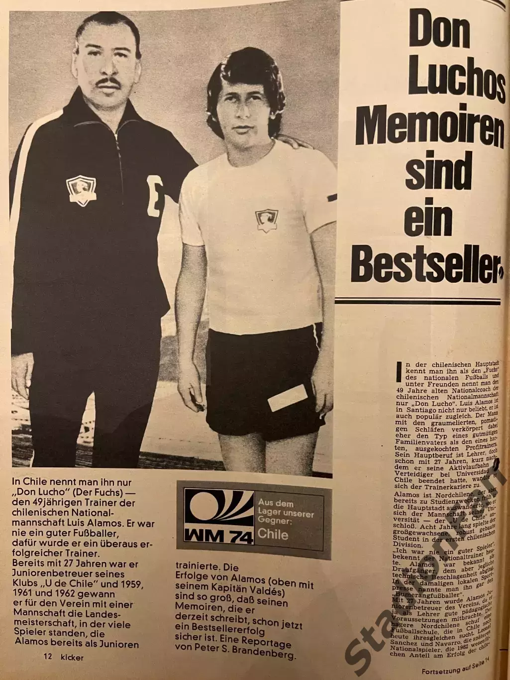 Журнал Kicker nr 30 - 1974 6