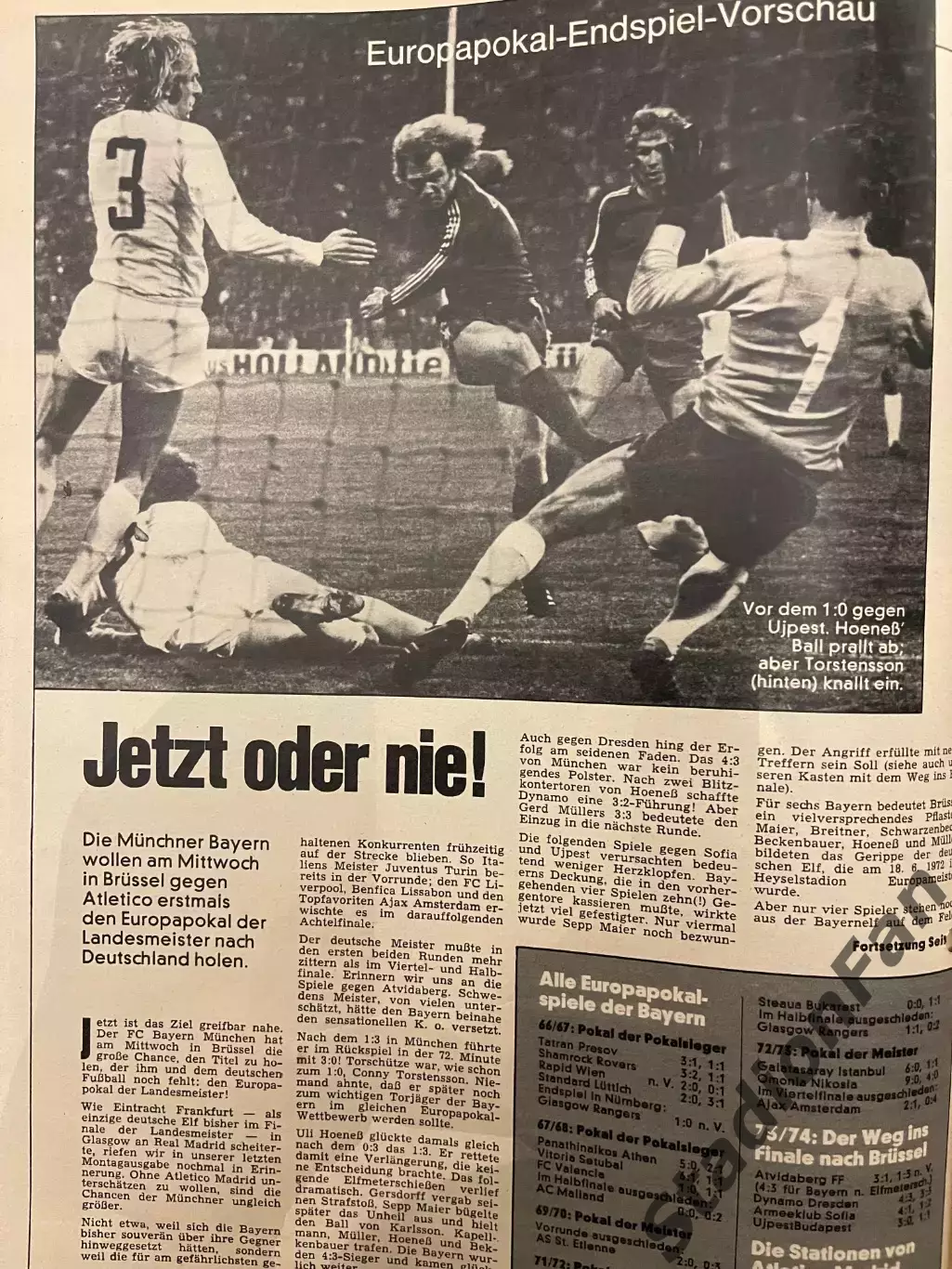 Журнал Kicker nr 40 - 1974 1