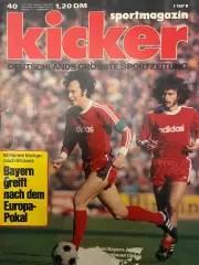 Журнал Kicker nr 40 - 1974