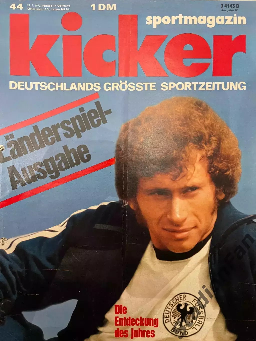 Журнал Kicker nr 44 - 1972