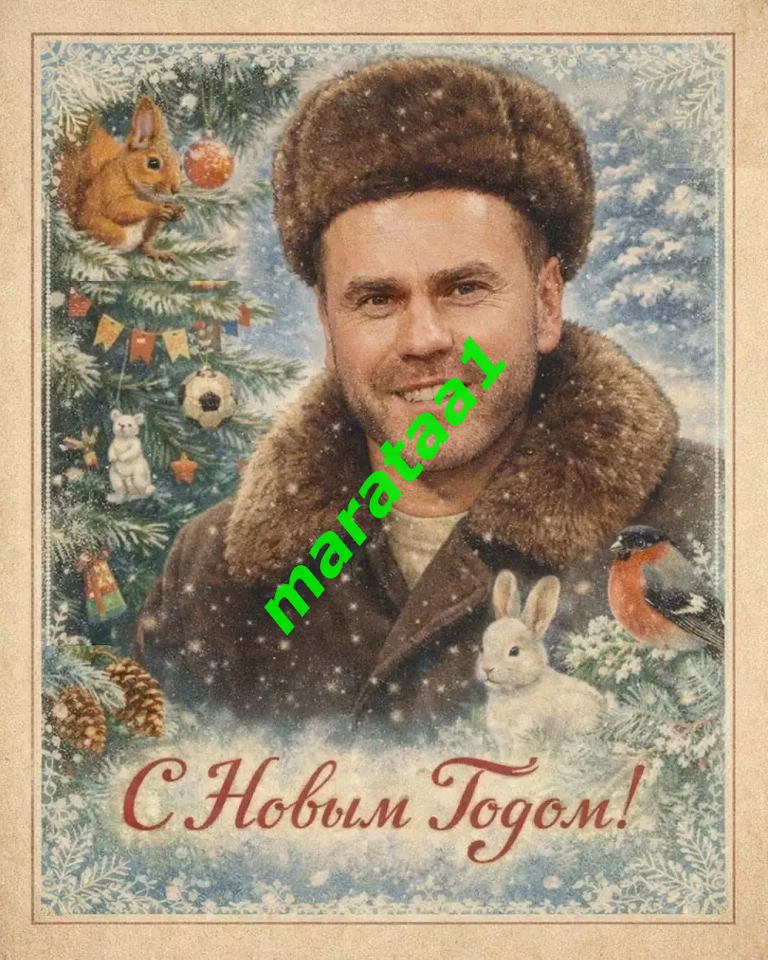 ФК «ПФК ЦСКА» Москва - Игорь Акинфеев - С Новым годом! 2