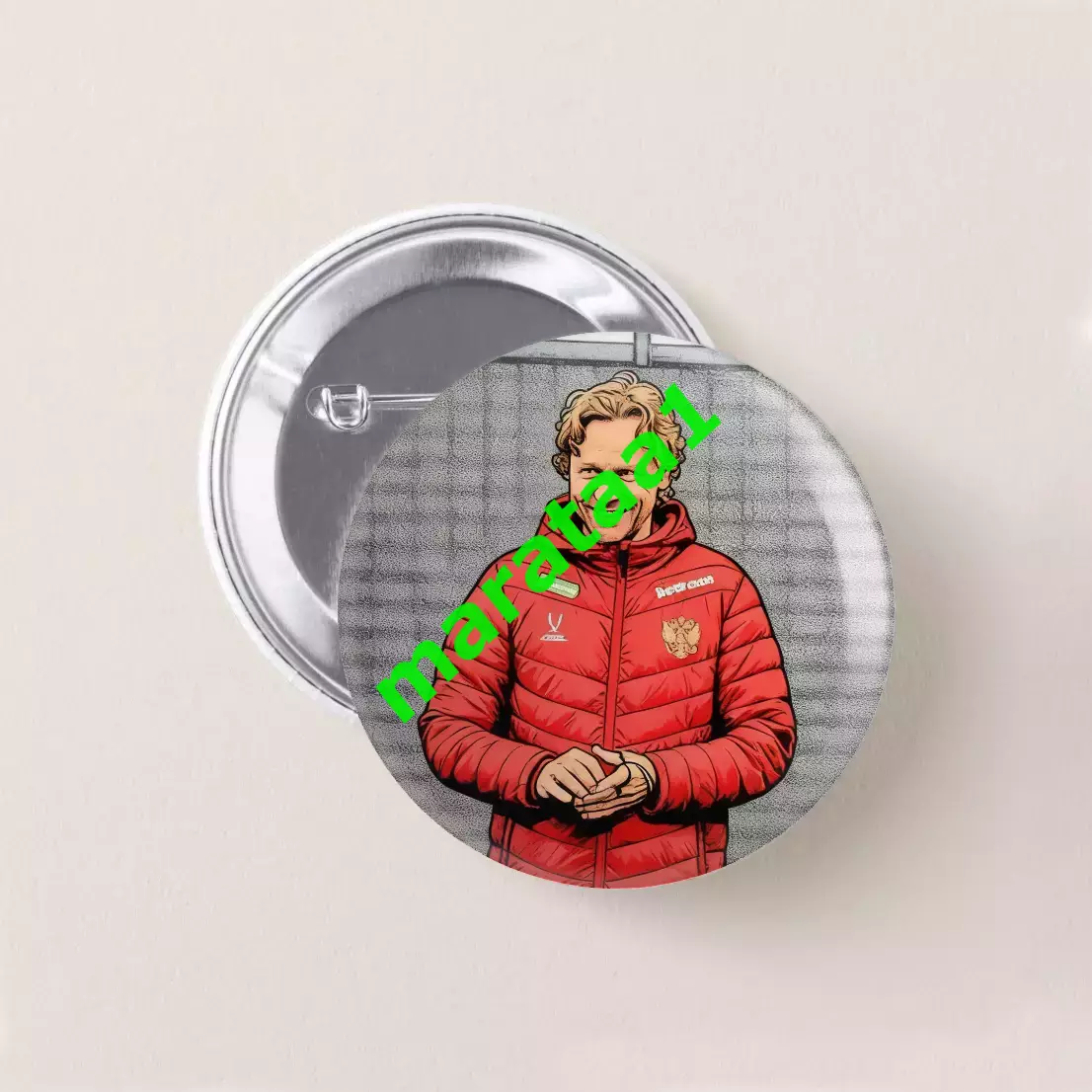 значок - Валерий Карпин 1