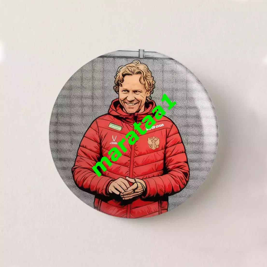 значок - Валерий Карпин