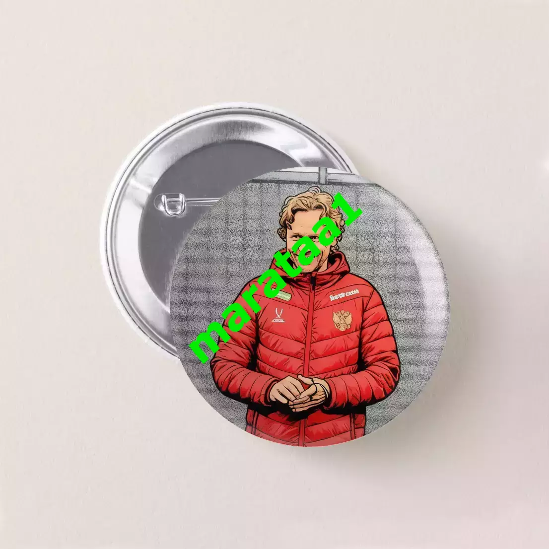 значок - Валерий Карпин 1