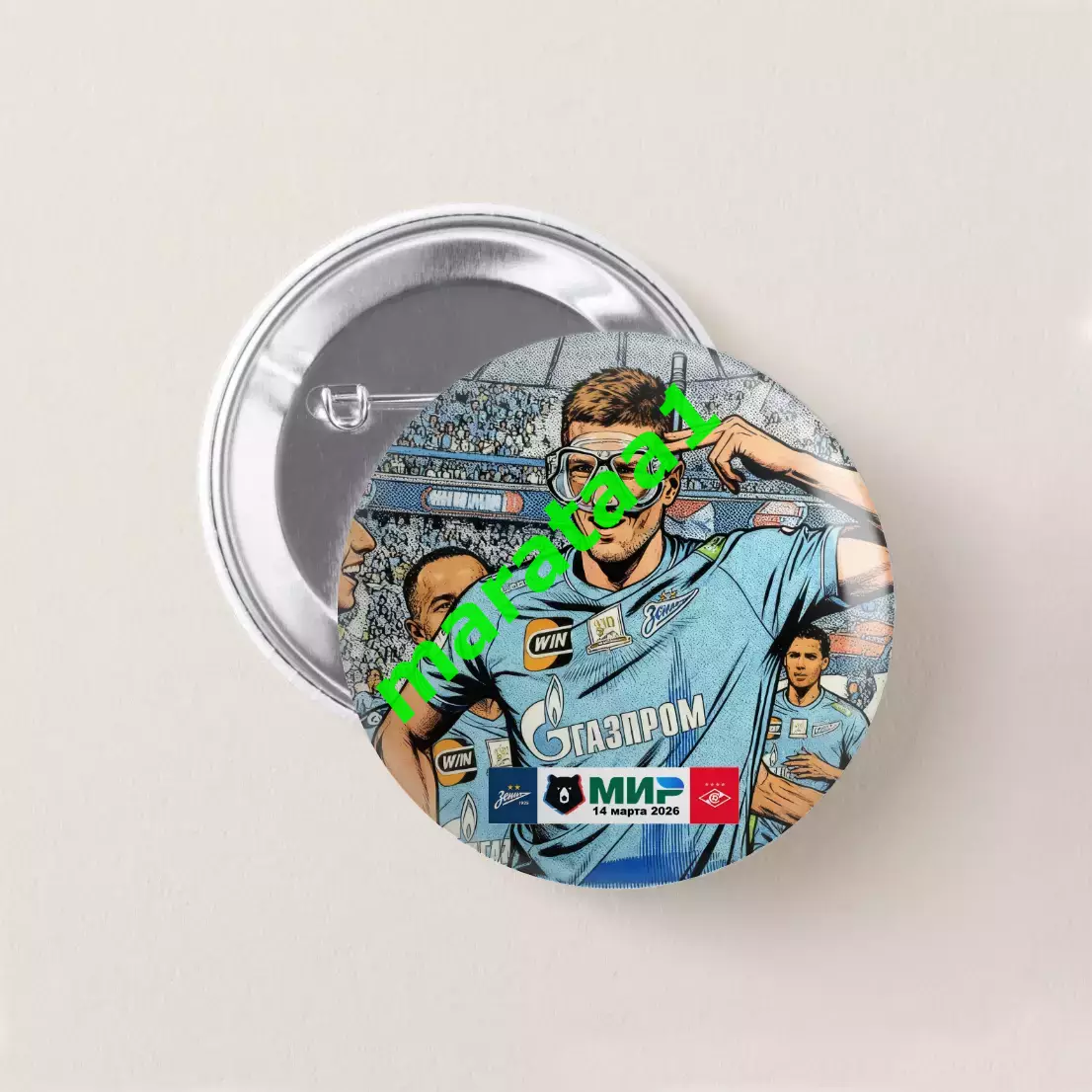 знак - МИР РПЛ 21 тур Зенит Санкт-Петербург — Спартак Москва 14.03.2025/26 1