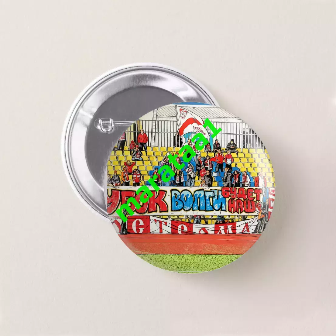 знак - «Кубок Волги будет наш!» Баннер фанатов Спартак Кострома 1