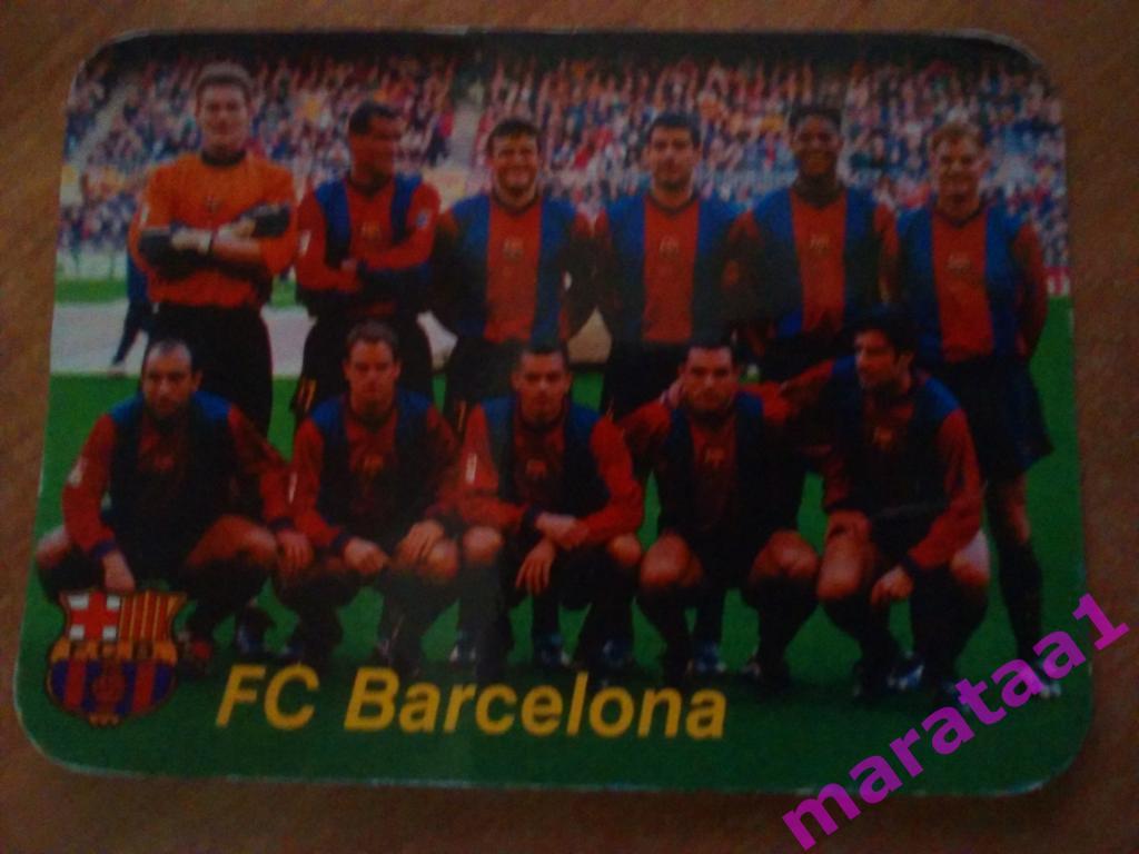 Календарик /FOOTBALL STARS 2000/ - ФК Барселона» /FC Barcelona/