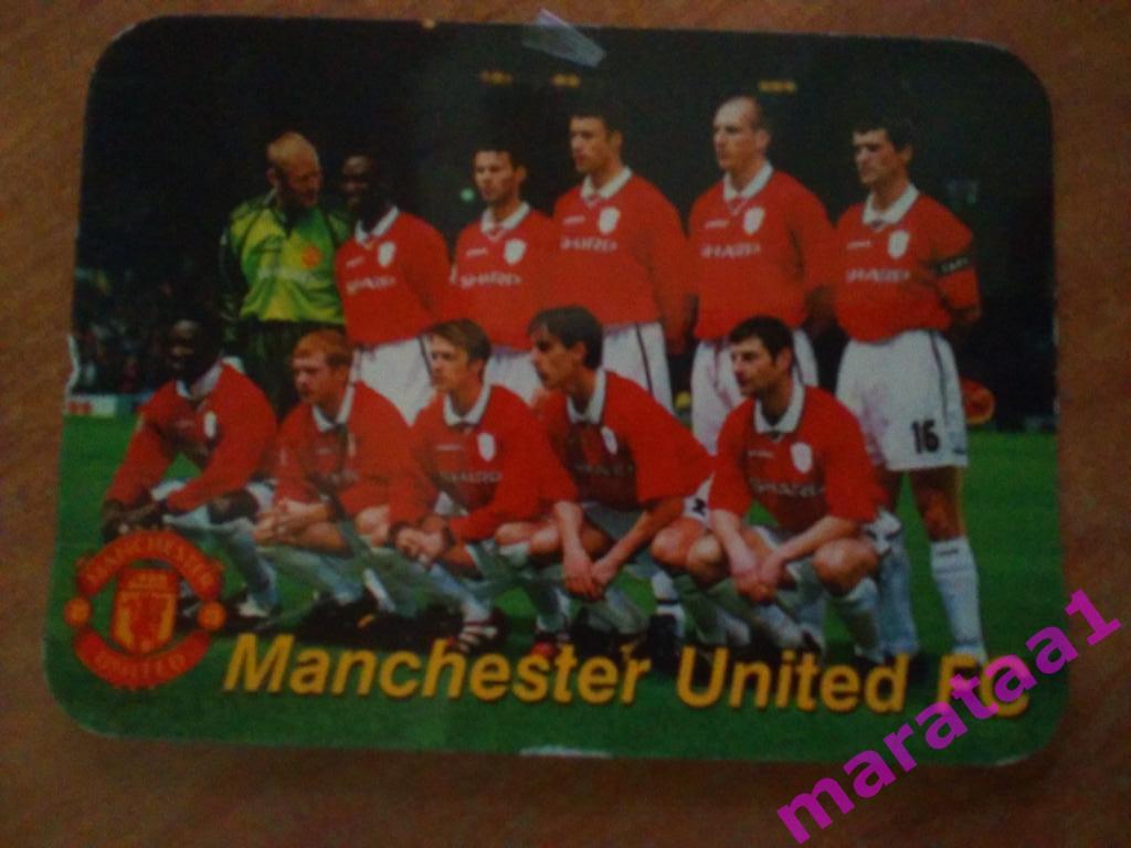 Календарик /FOOTBALL STARS 2000/ - ФК Манчестер Юнайтед» /FC Manchester United/