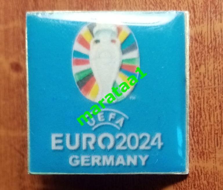 значок на цанге на эпоксидной смоле - Германия - ЕВРО - 2024