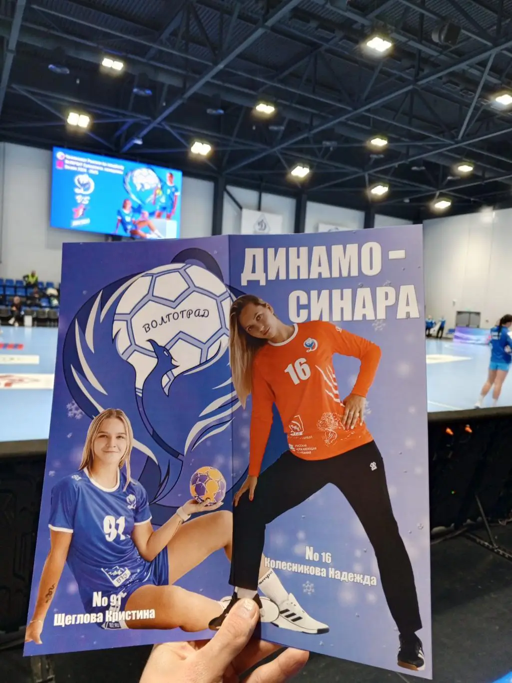 Программка матчу Динамо Синара (Волгоград)-Звезда (Звенигород) 10.01.2025