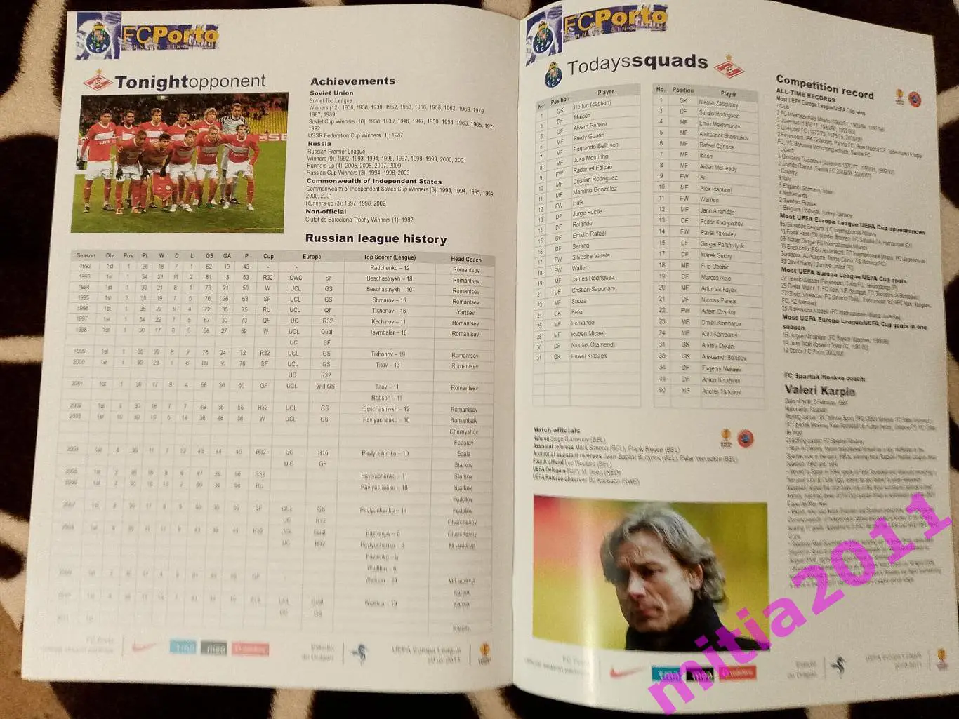 Порту (Португалия) - Спартак (Москва, Россия) (07.04.2011) 5