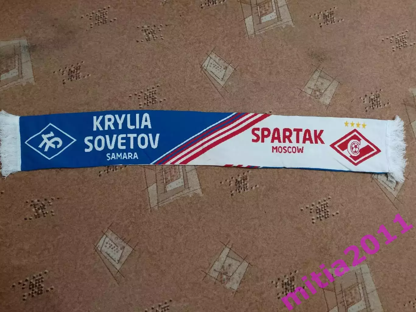 Матчевый шарф Крылья Советов (Самара) - Спартак (Москва) 1