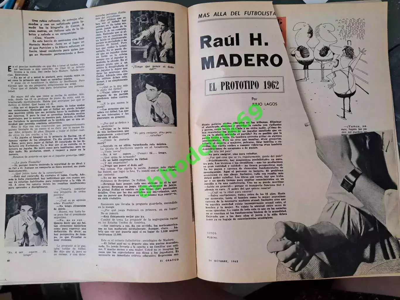 Журнал El Grafico Аргентина N2246 _Октябрь 1962 2