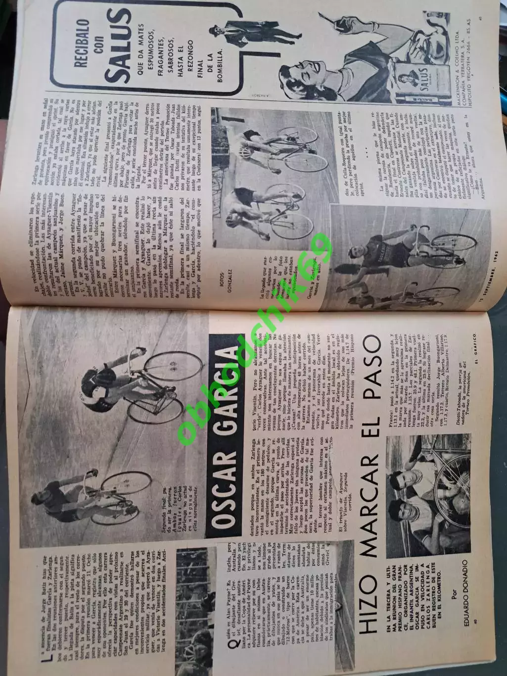 Журнал El Grafico Аргентина N2240 _Сентябрь 1962 7