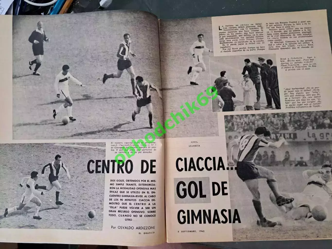 Журнал El Grafico Аргентина N2239 _Сентябрь 1962 2