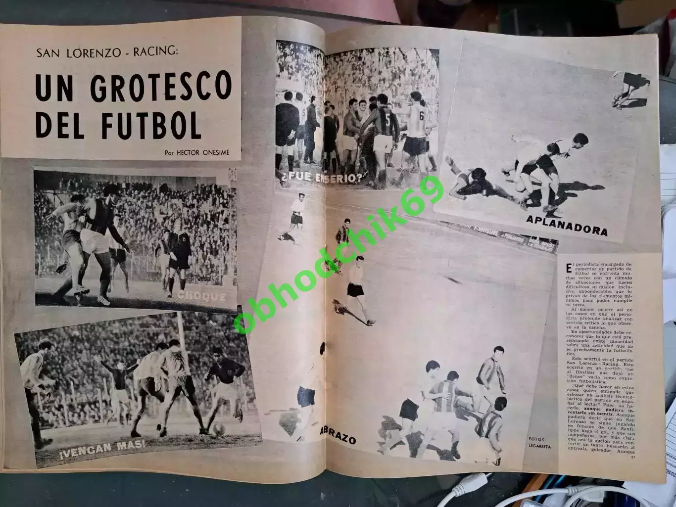 Журнал El Grafico Аргентина N2239 _Сентябрь 1962 4