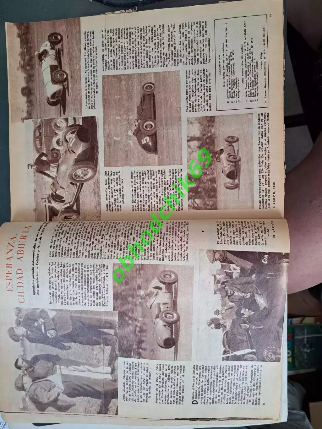 Журнал El Grafico Аргентина N2030 Август 1958 4