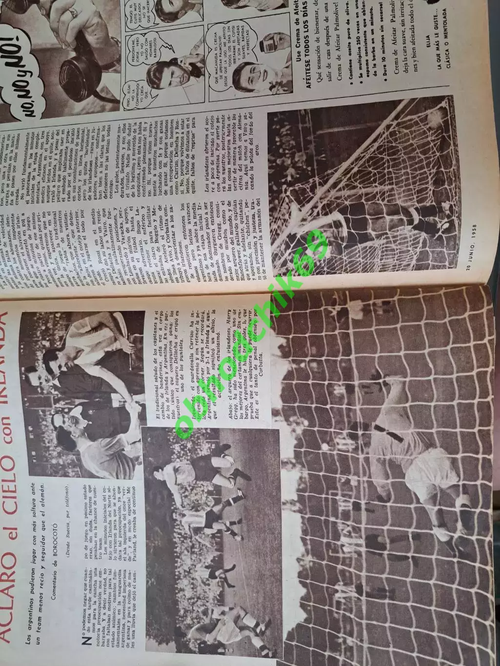 Журнал El Grafico Аргентина N2023 Июнь 1958 5