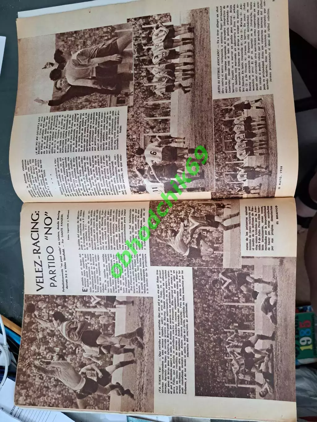 Журнал El Grafico Аргентина N2019 Май 1958 4