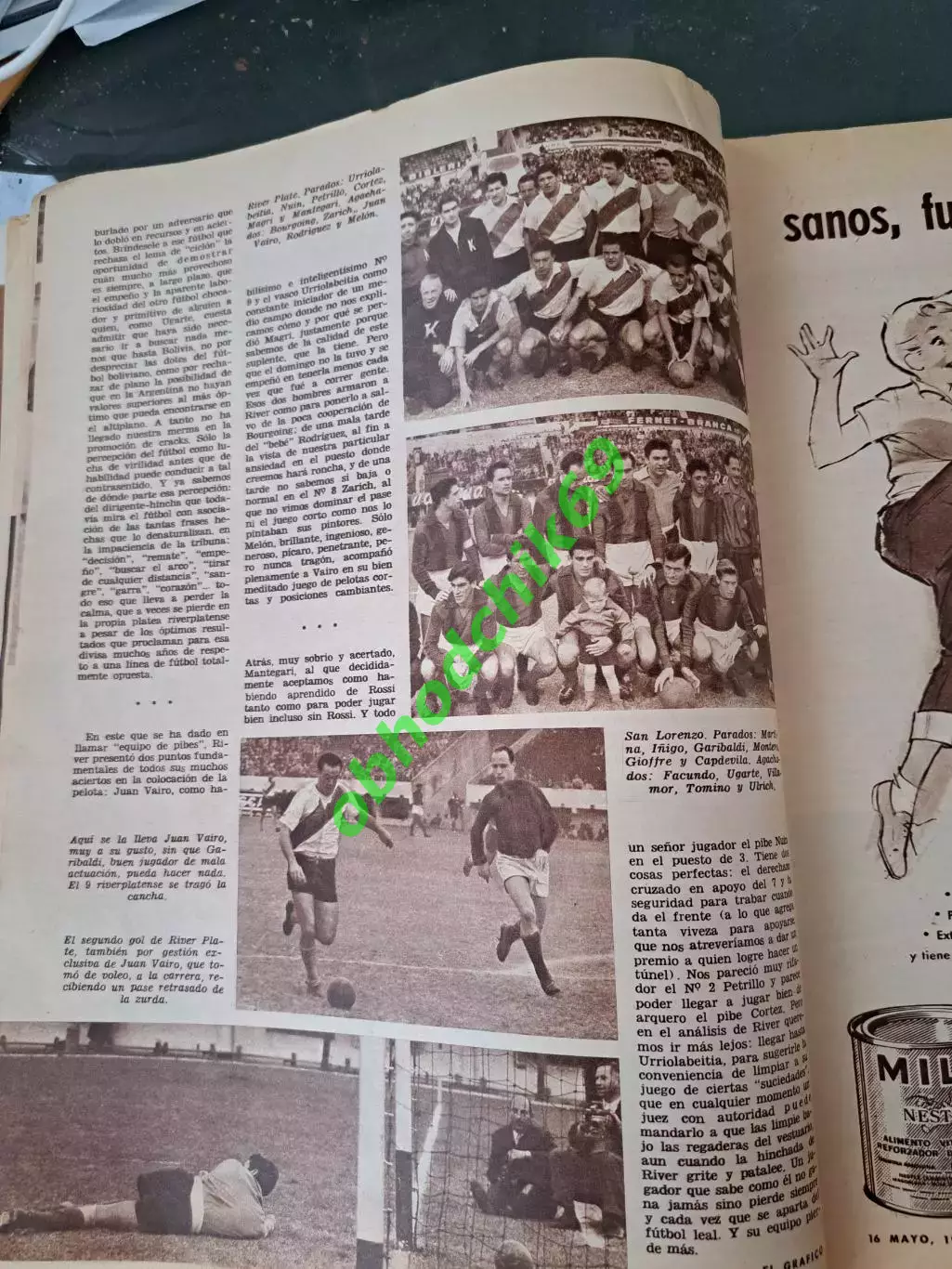 Журнал El Grafico Аргентина N2018 Май 1958 3