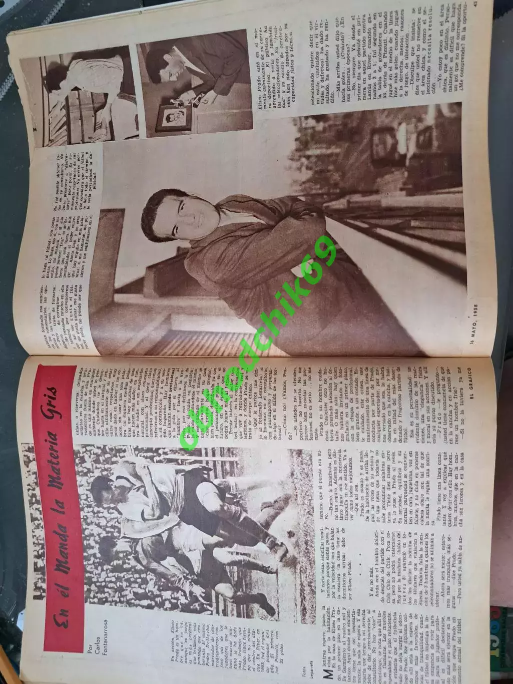 Журнал El Grafico Аргентина N2018 Май 1958 5