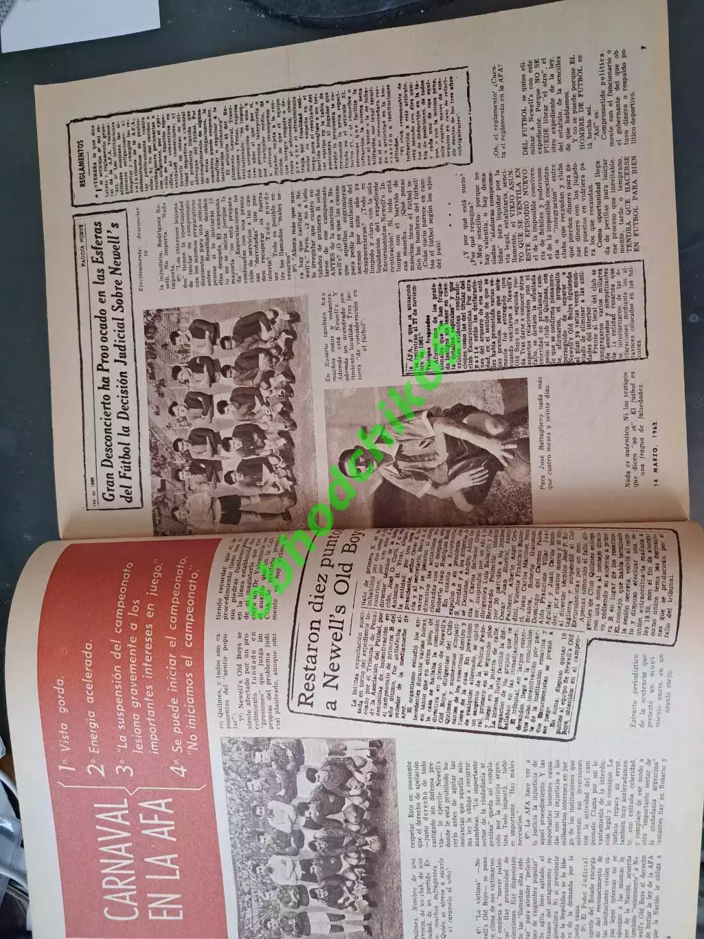 Журнал El Grafico Аргентина N2214 Март 1962 2