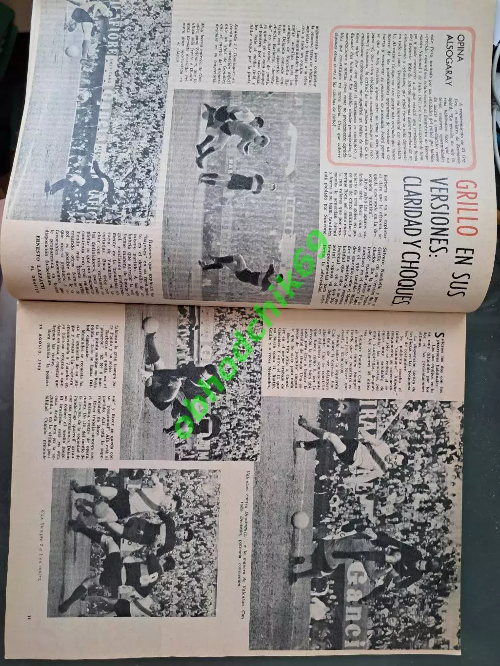 Журнал El Grafico Аргентина N2238 Август 1962 3
