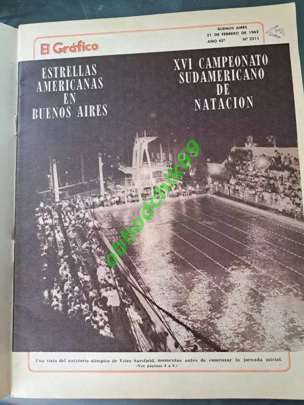 Журнал El Grafico Аргентина N2211 Февраль 1962 1