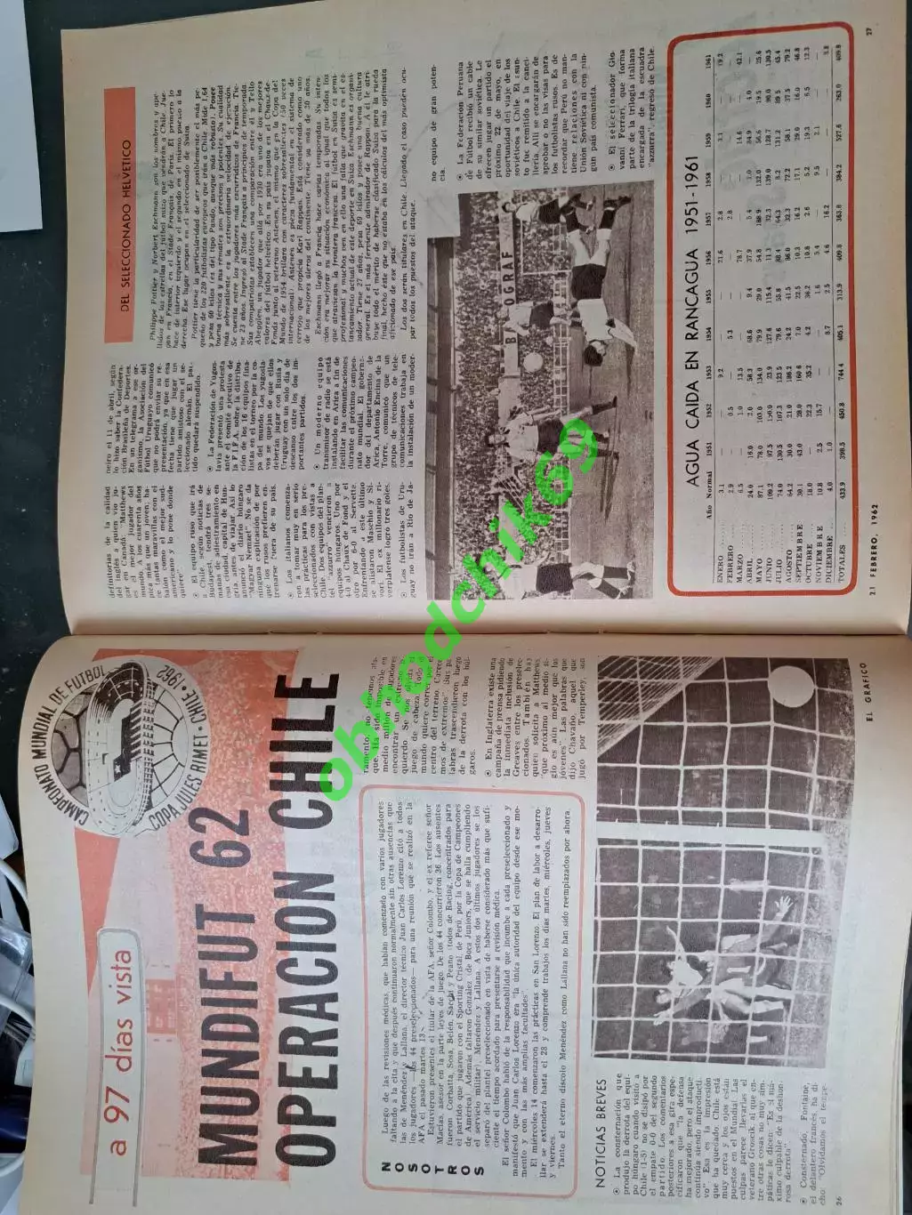 Журнал El Grafico Аргентина N2211 Февраль 1962 3