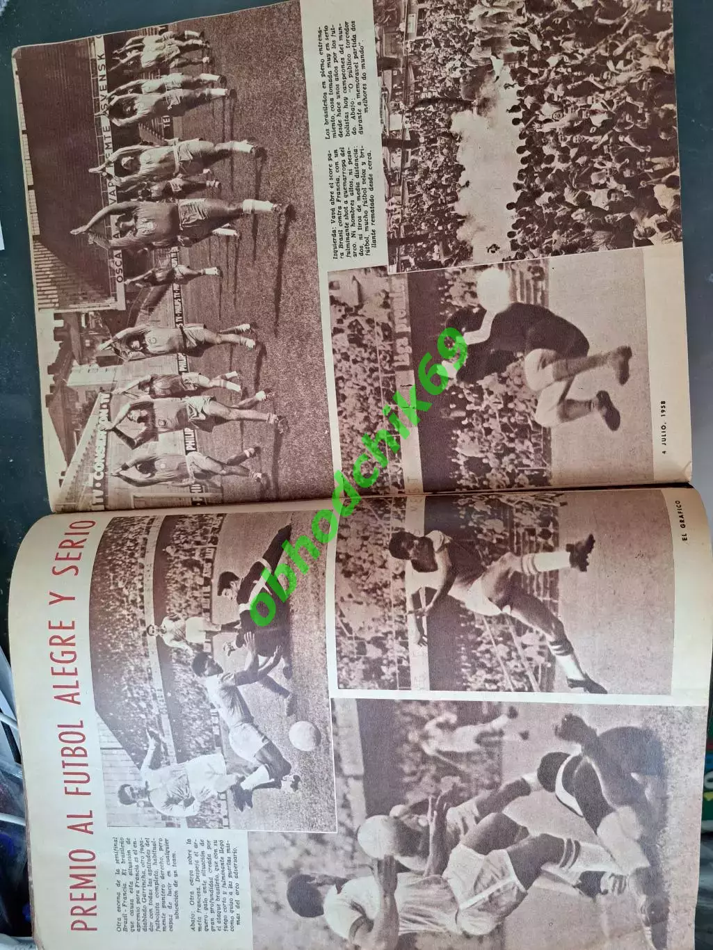 Журнал El Grafico Аргентина N2025 Июль 1958 3