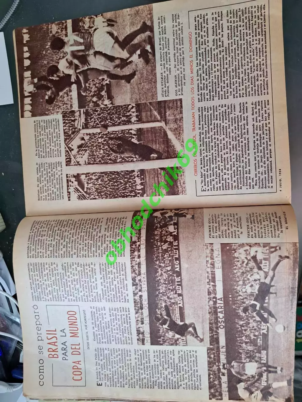 Журнал El Grafico Аргентина N2025 Июль 1958 5