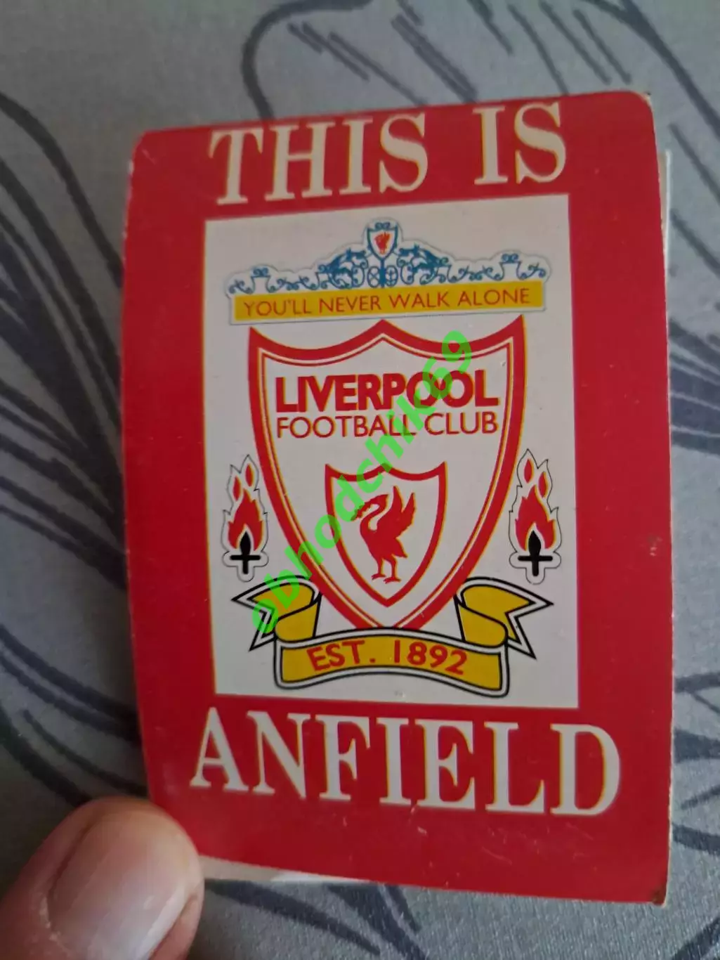 Футбол _ буклет Liverpool 1995 Англия ( общекомандное фото)