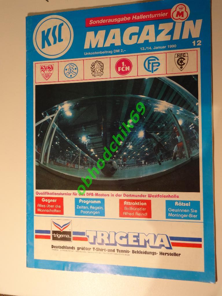 Турнир в Карлсруе (Динамо Киев) футзал/мини футбол 13-14 01 1990