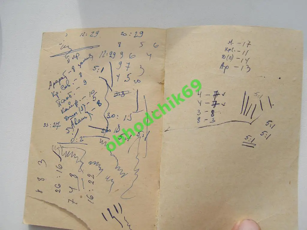 Футбол Календарь-справочник 1963 Кишинев Молдавия (малый формат) 2