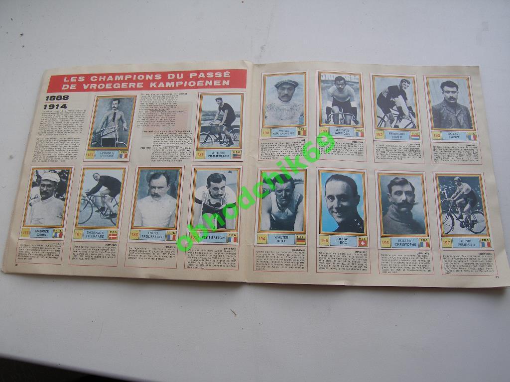 Альбом наклейки Panini SPRINT 1971 ( велоспорт) 87% заполнения 5